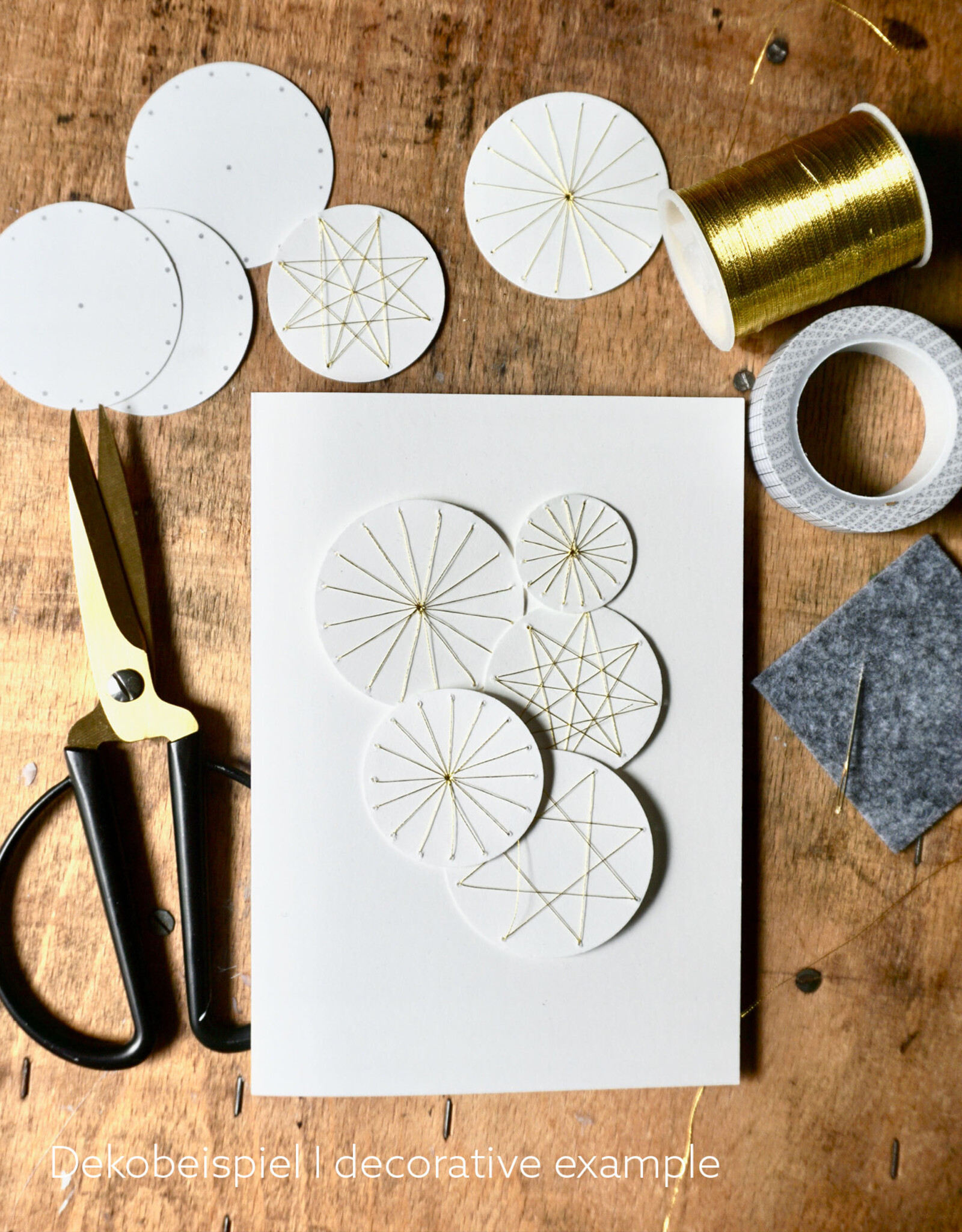 DIY Set DIY-Set for 10 Christmas Cards I Starry Sky