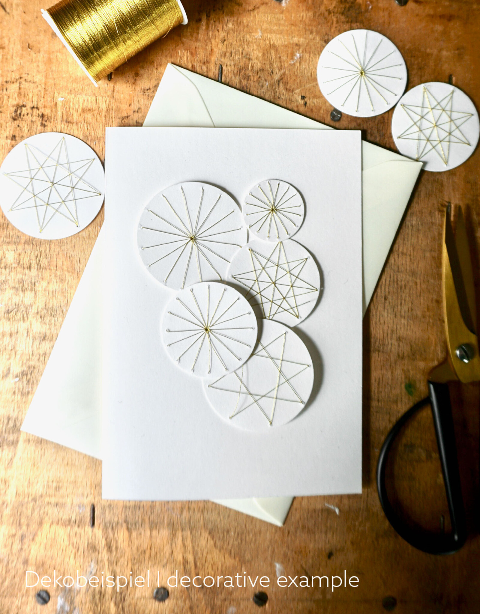 DIY Set DIY-Set for 10 Christmas Cards I Starry Sky