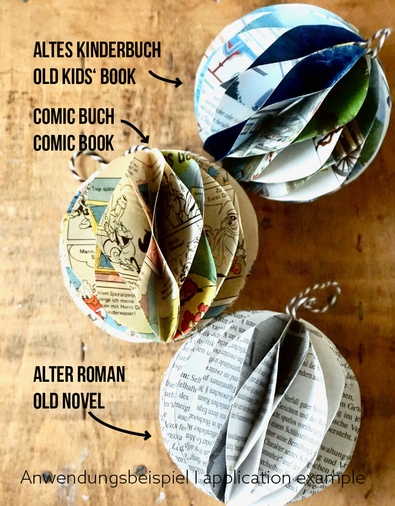 DIY Set Honeycomb Ball Upcycling Set
