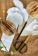 DIY Set Honeycomb Ball Upcycling Set