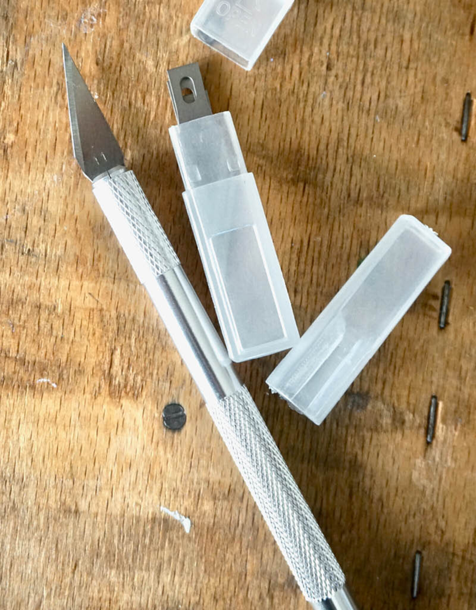 Cutting Knife/Scalpel with 6 blades