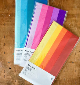 Tissue Paper I various colours I Paper Poetry I 5 Sheets