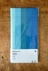 Tissue Paper I various colours I Paper Poetry I 5 Sheets