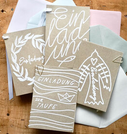 Mary Invitation to baptism I Mary  I DIY Set