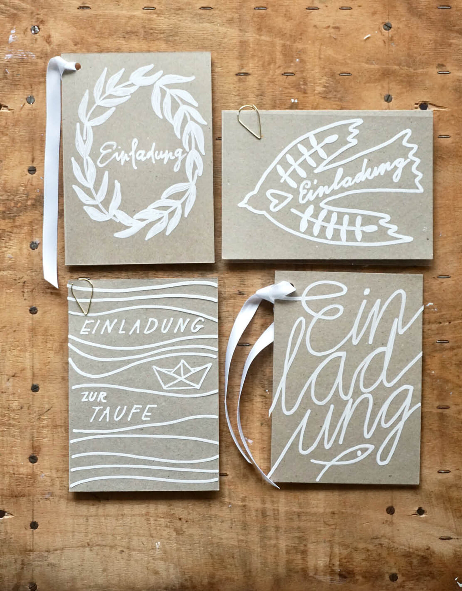 Mary Craft set for invitation to baptism I Mary I different motifs