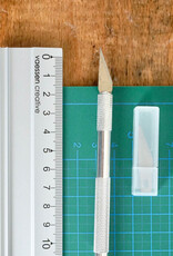 Schneide-Set mit Schneidemesser, Lineal und Schneidematte