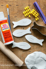 DIY Set DIY Set for Clay Place Cards  I Fish