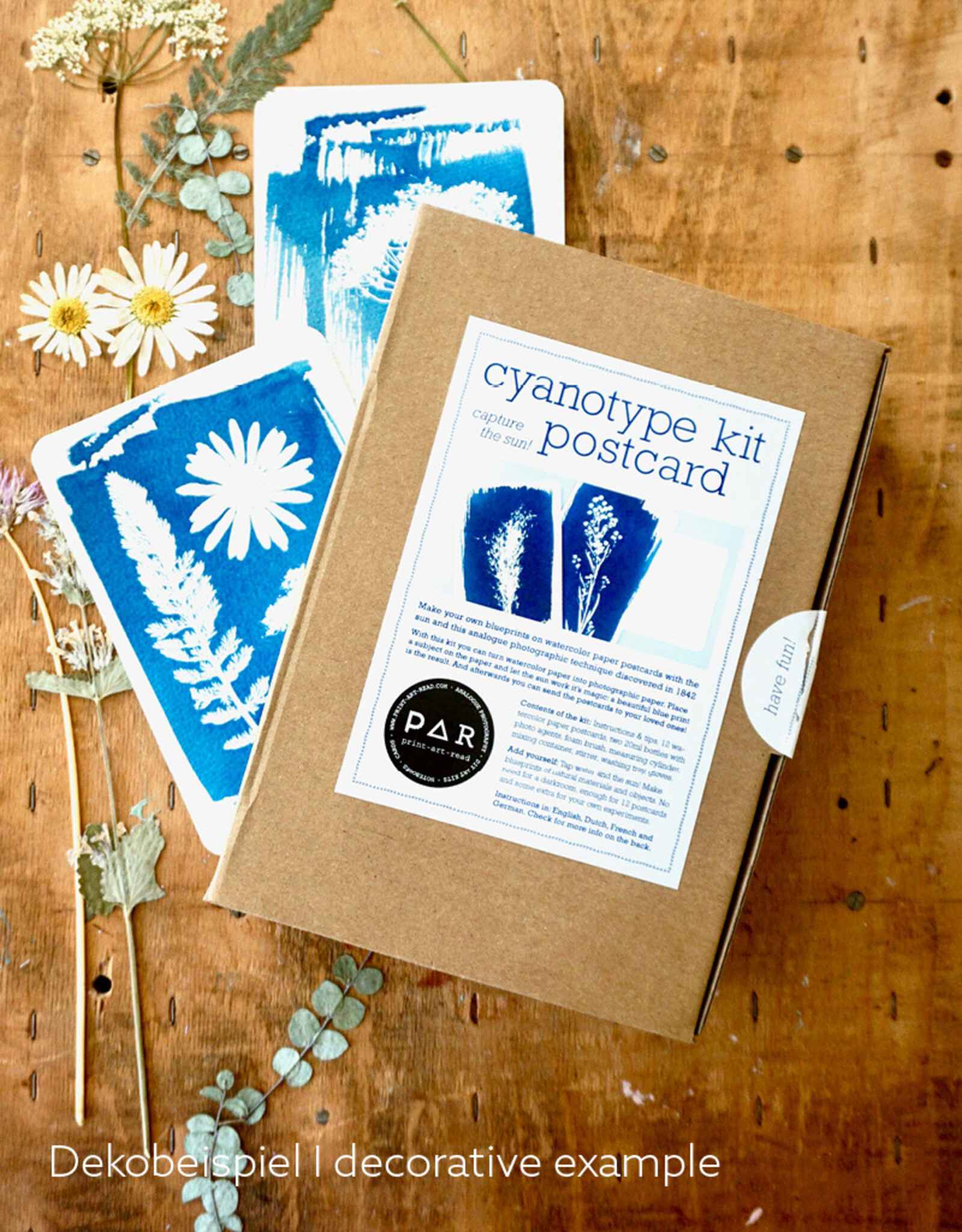 DIY Set DIY Cyanotype Kit I Sonnendrucke I Postkarten