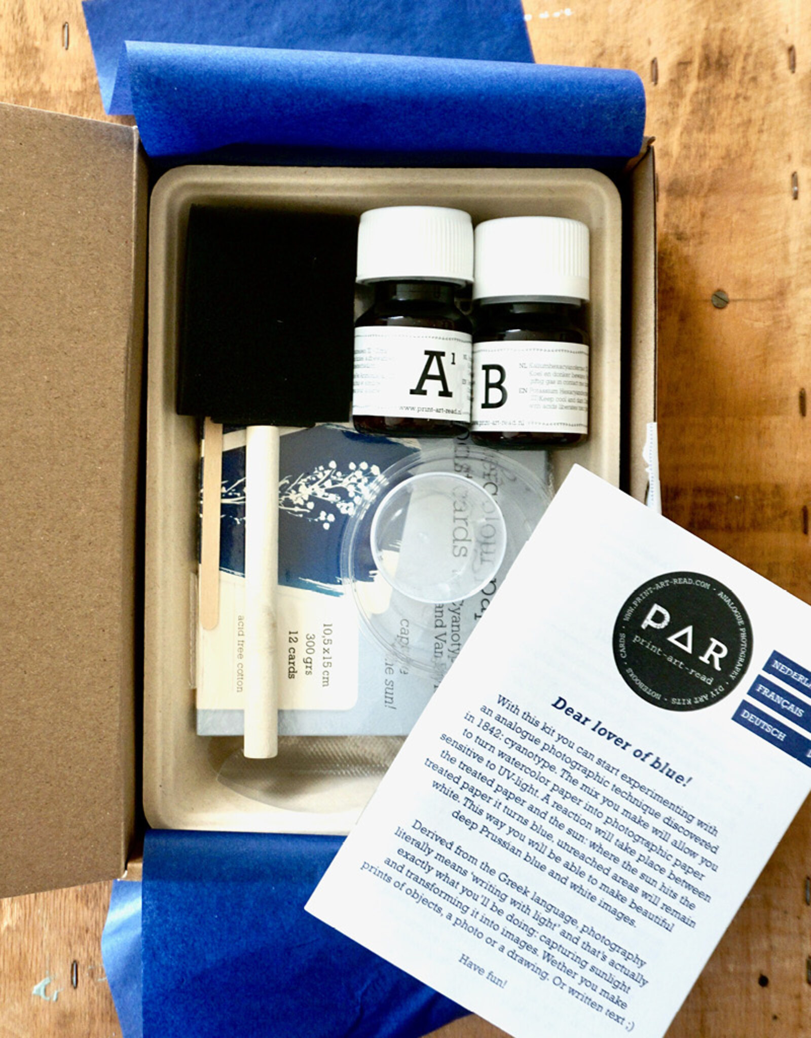 DIY Set DIY Cyanotype Kit I Sonnendrucke I Postkarten