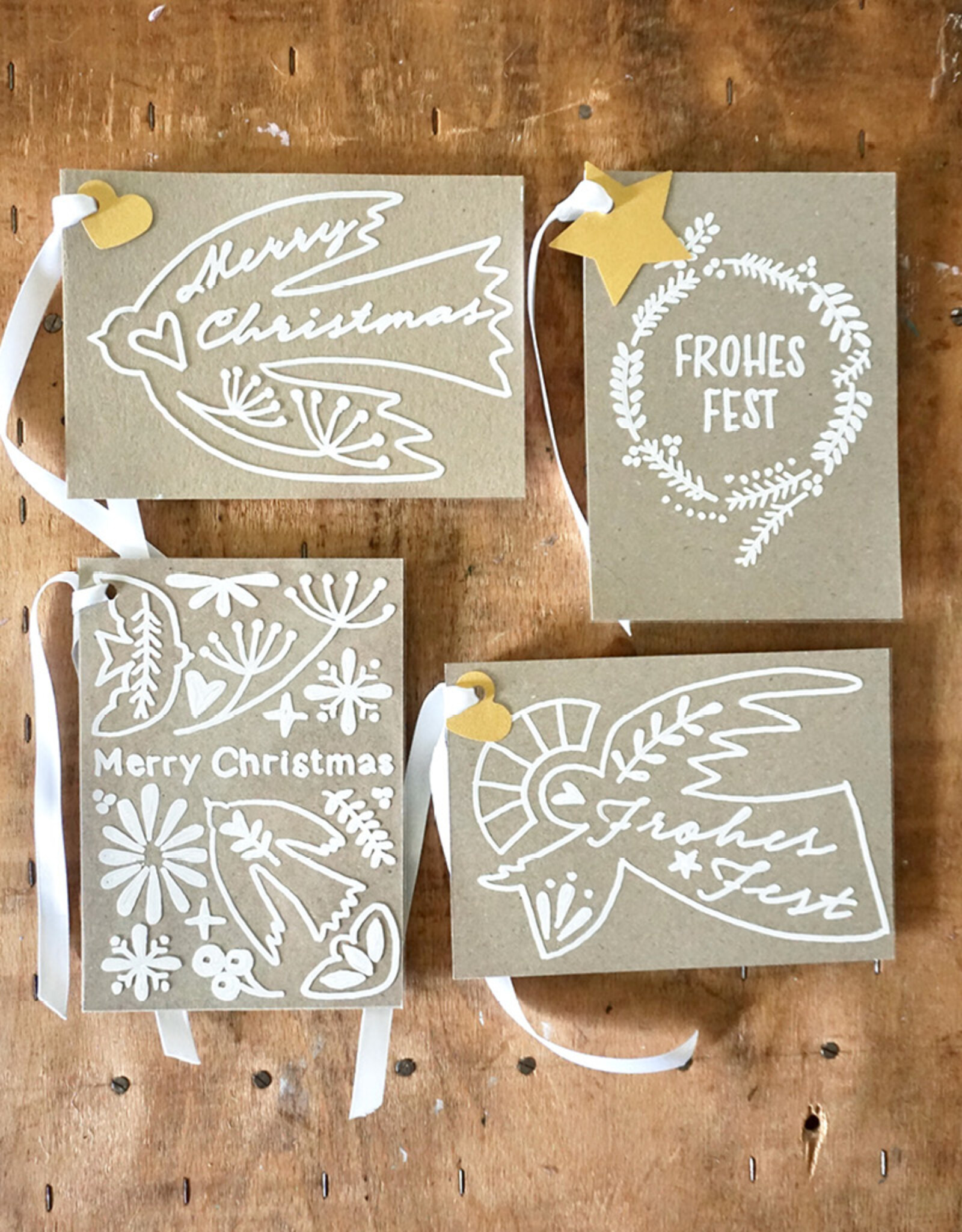 Mary DIY Set for 10 Christmas Cards I Mary