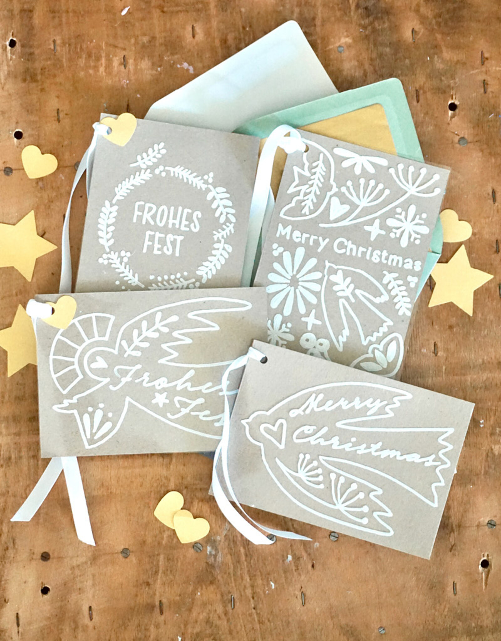 Mary DIY Set for 10 Christmas Cards I Mary