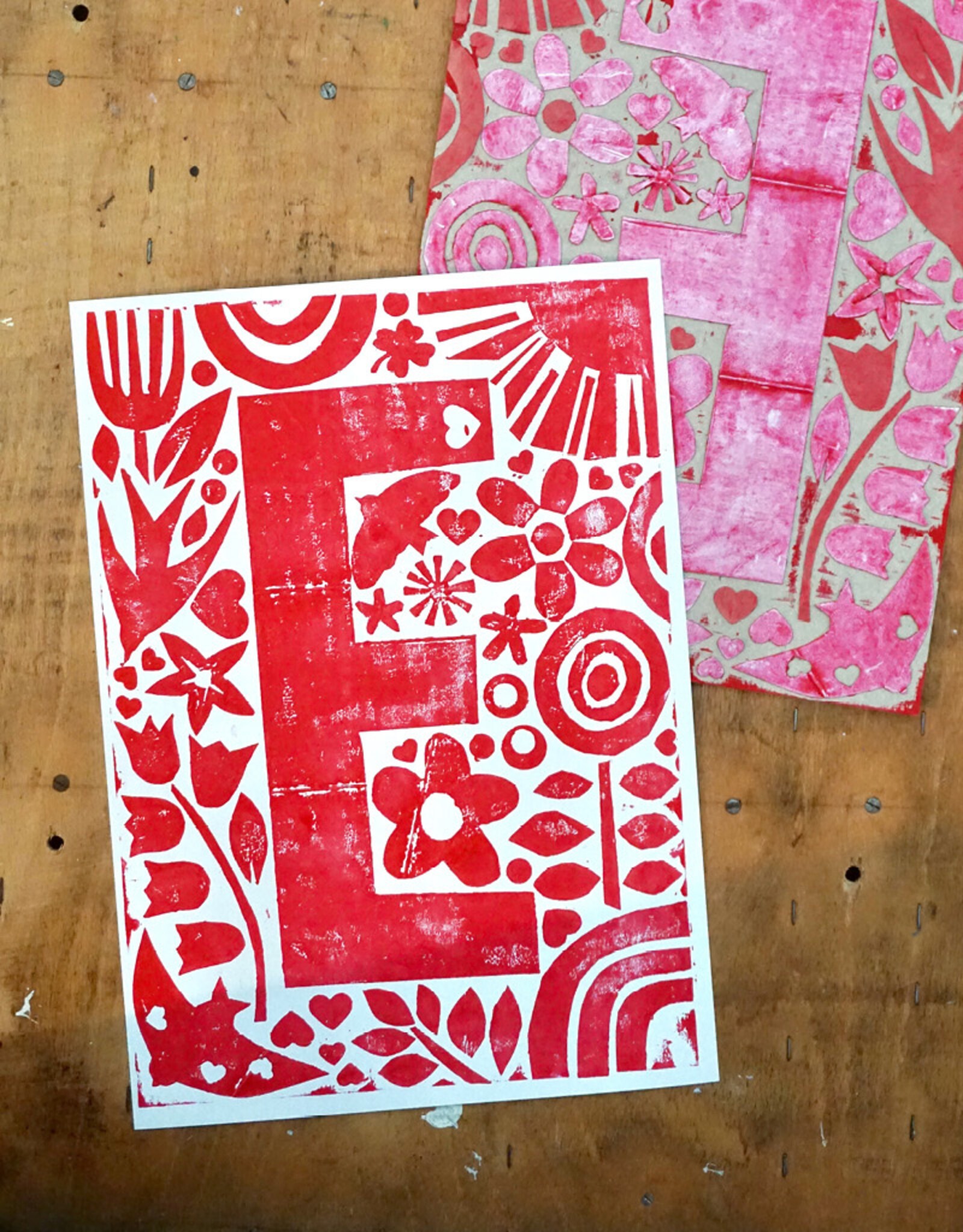 Familienworkshop I  Kinderposter  I Upcycling-Druck