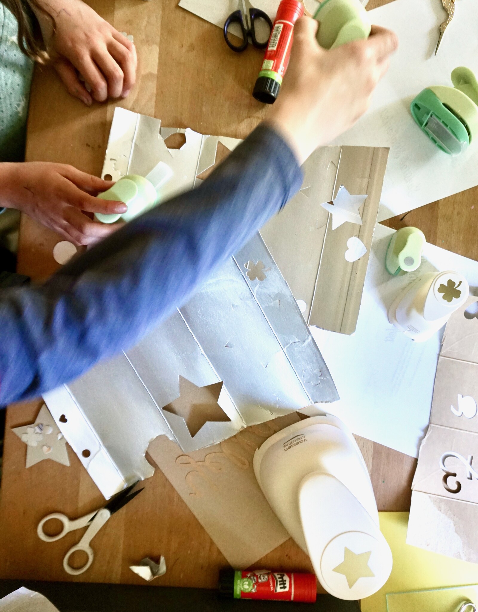 Familienworkshop I  Kinderposter  I Upcycling-Druck
