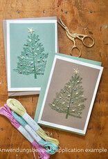 DIY Set Bastelset für 10 Weihnachtskarten I Noël Pastel