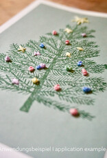 DIY Set Bastelset für 10 Weihnachtskarten I Noël Pastel