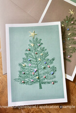 DIY Set DIY-Set for 10 Christmas Cards I Noël Pastel