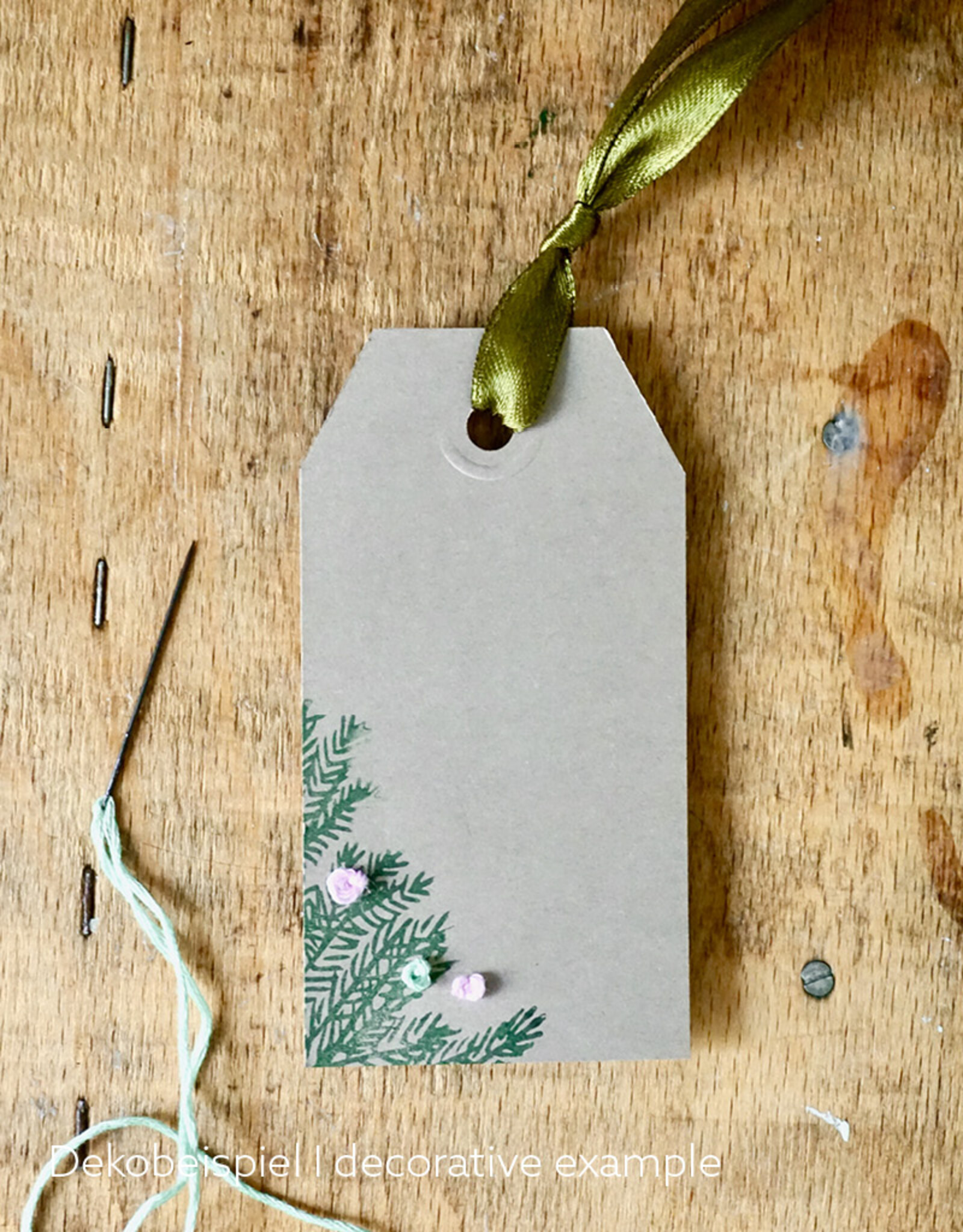 DIY Set Bastelset für 10 Weihnachtskarten I Noël Pastel