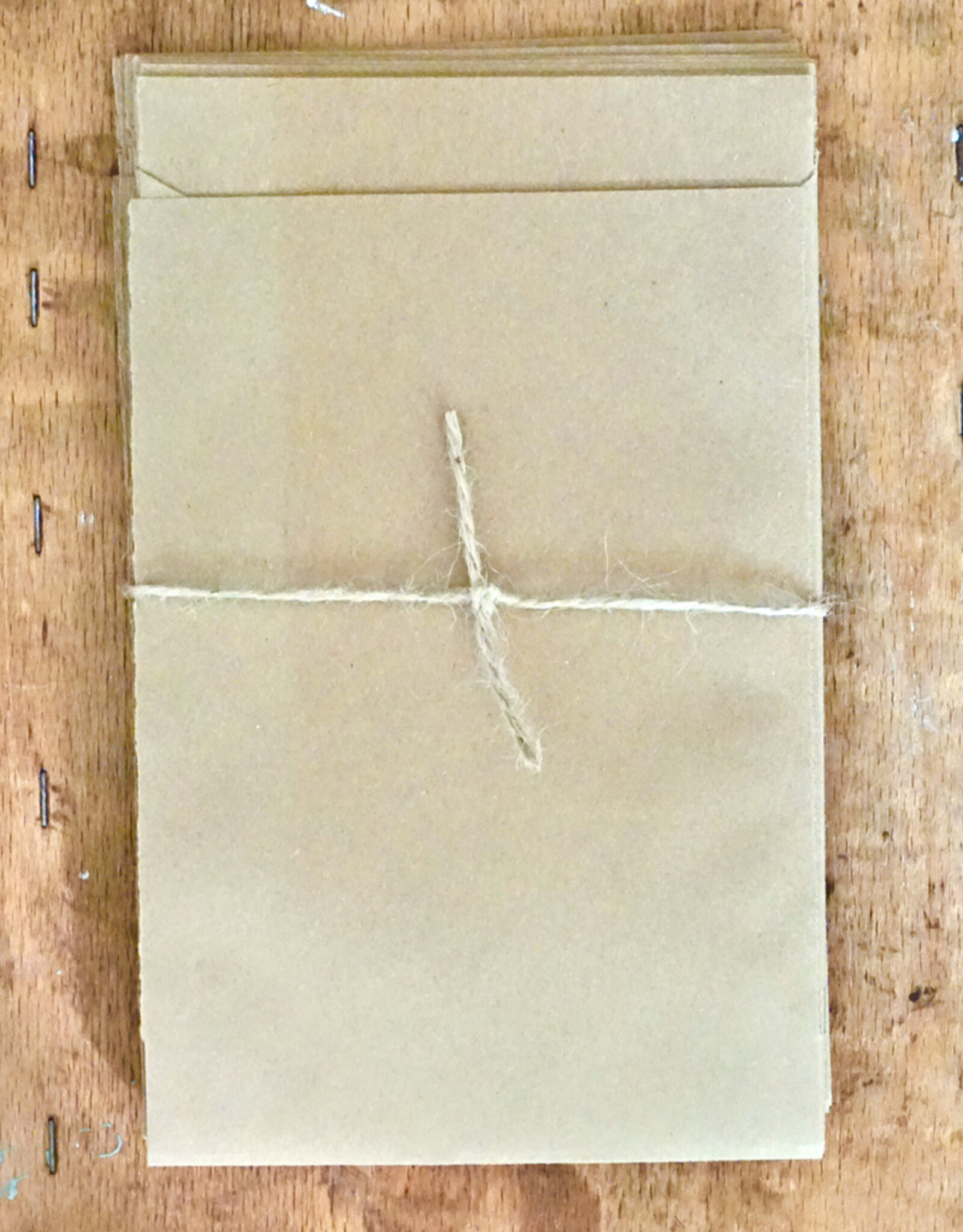 Kraft paper bags I flat bags I 12 pieces
