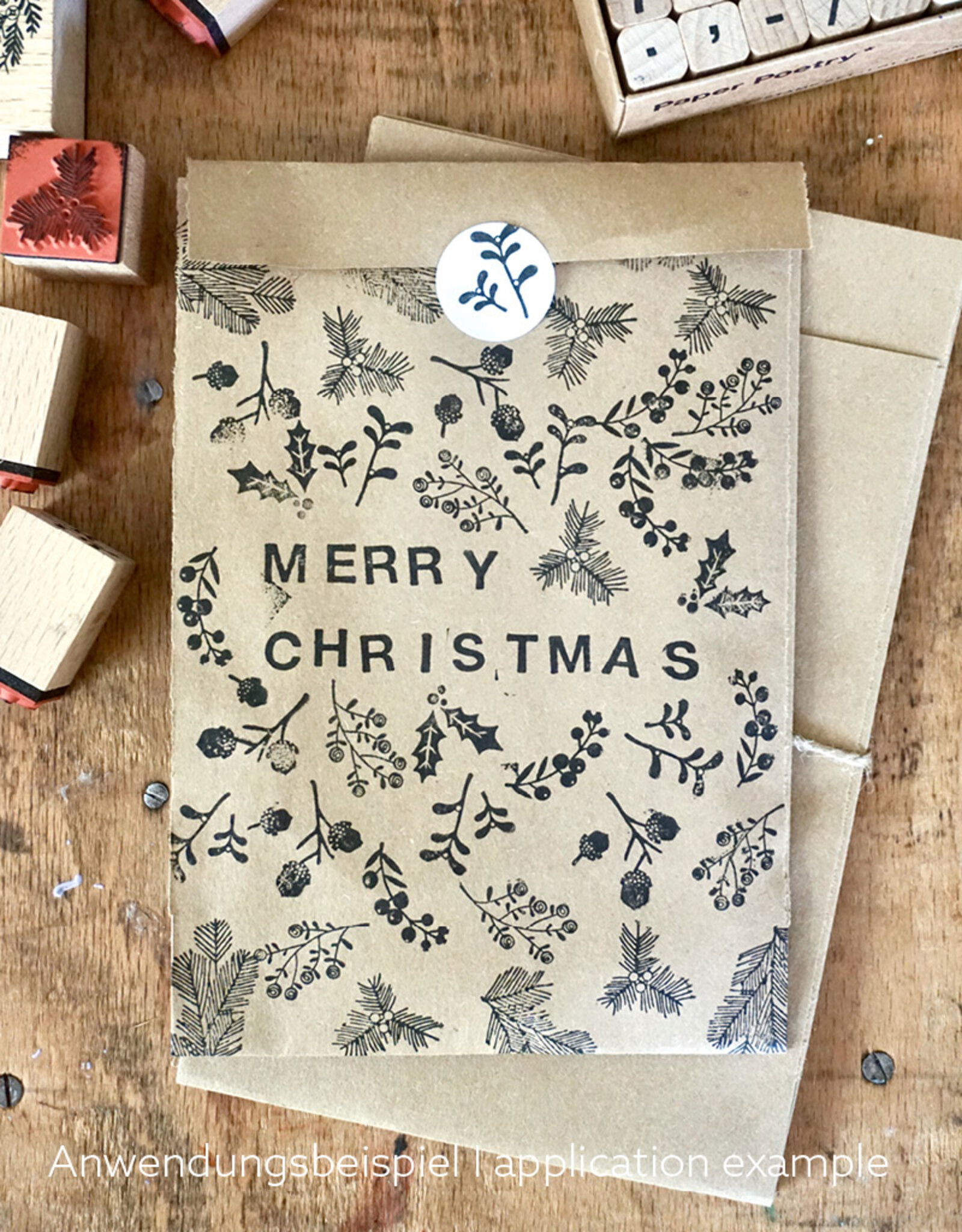 Stempelset I Classical Christmas I Paper Poetry I inkl. Stemeplkissen