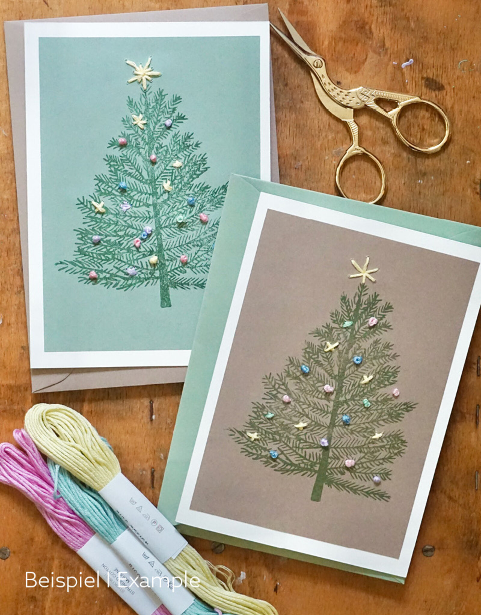 Workshop I Stamping & Embroidery I Christmas Cards