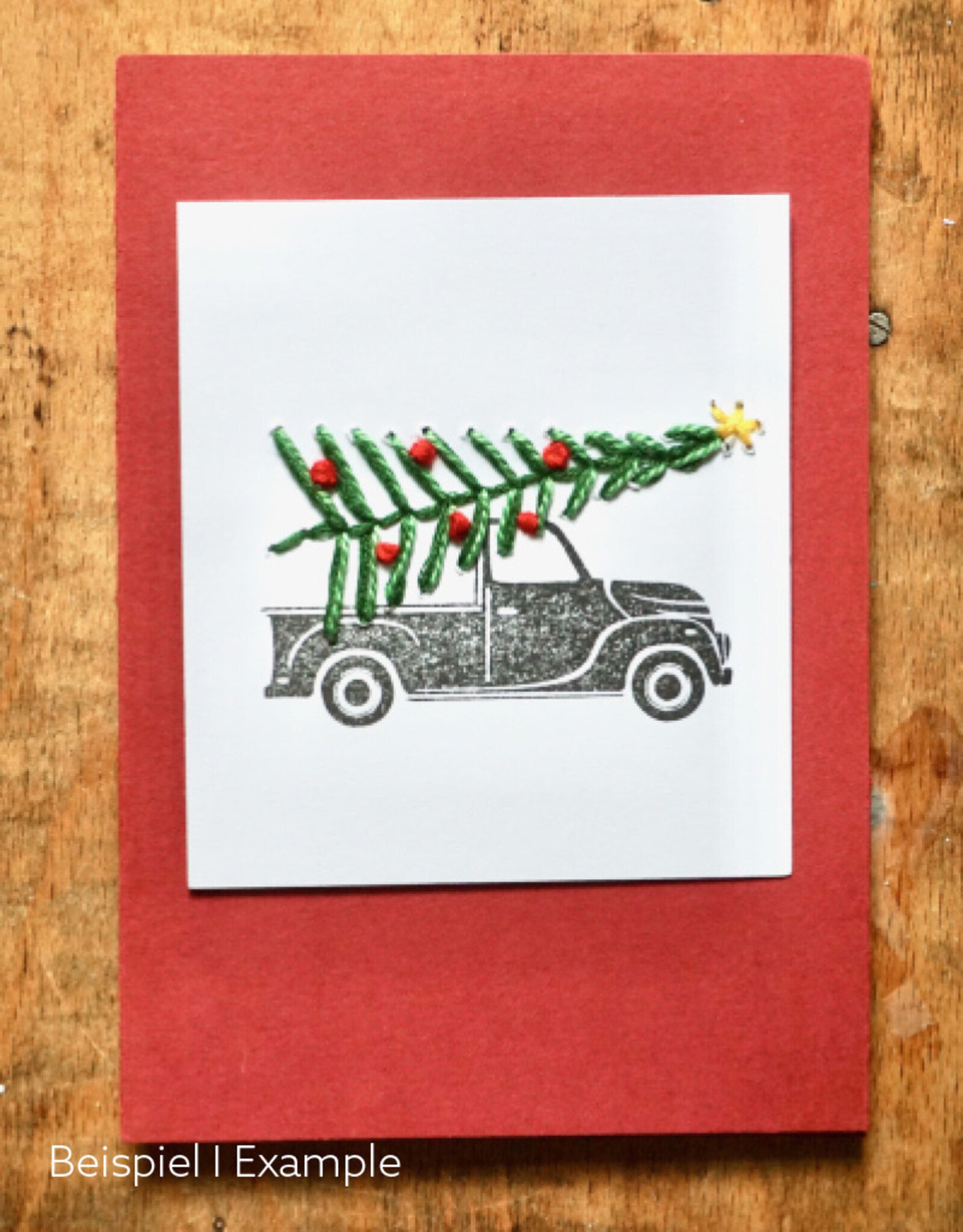 Workshop I Stempeln & Sticken I Weihnachtskarten