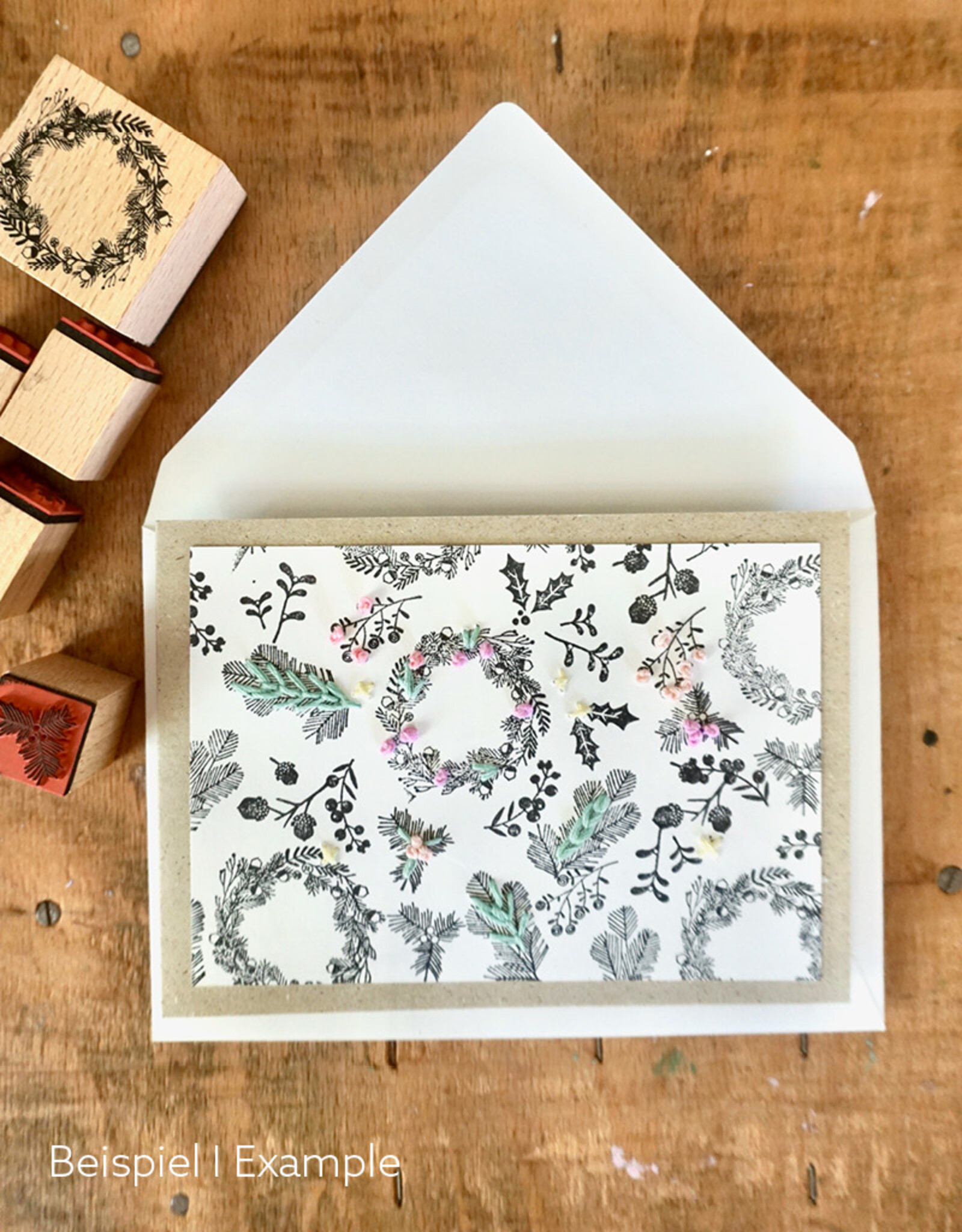 Workshop I Stempeln & Sticken I Weihnachtskarten