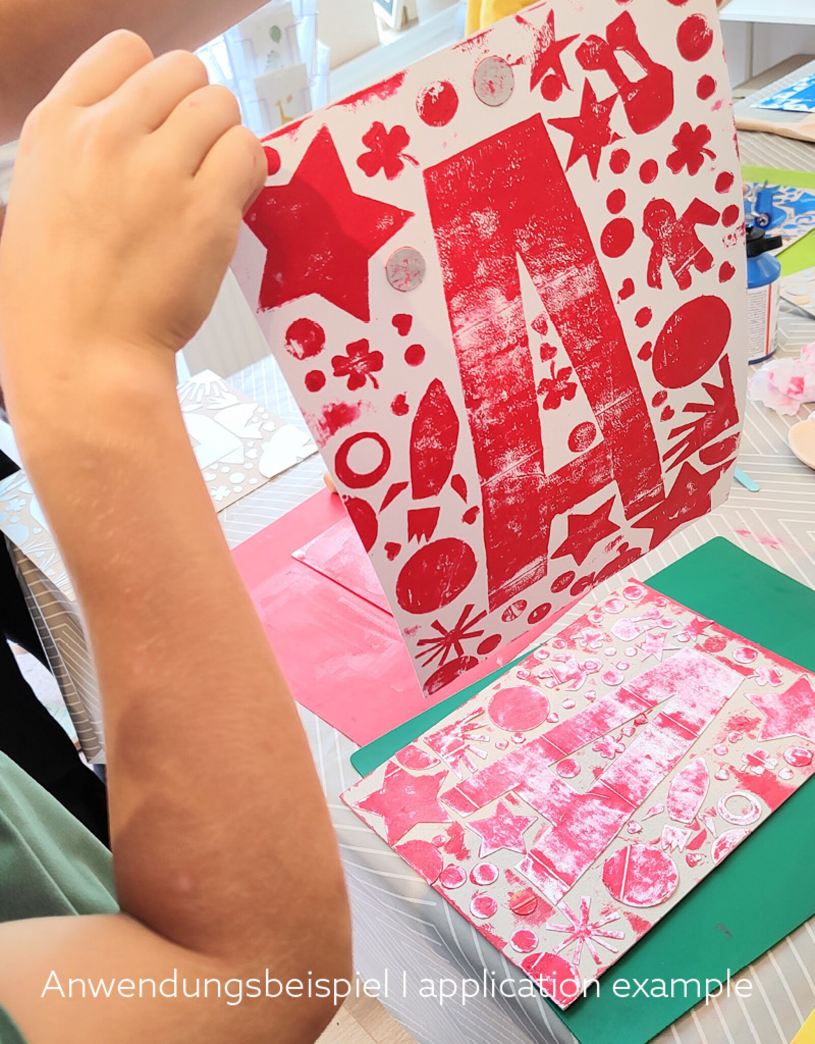 Familienworkshop I  Kinderposter  I Upcycling-Druck