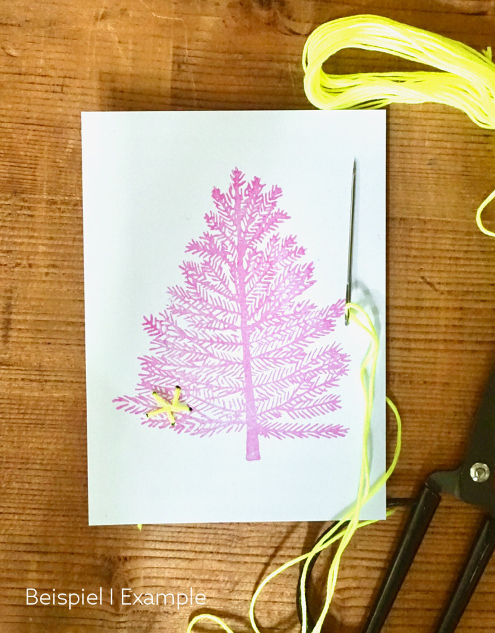 Workshop I Stempeln & Sticken I Weihnachtskarten