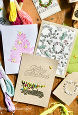 Workshop I Stempeln & Sticken I Weihnachtskarten