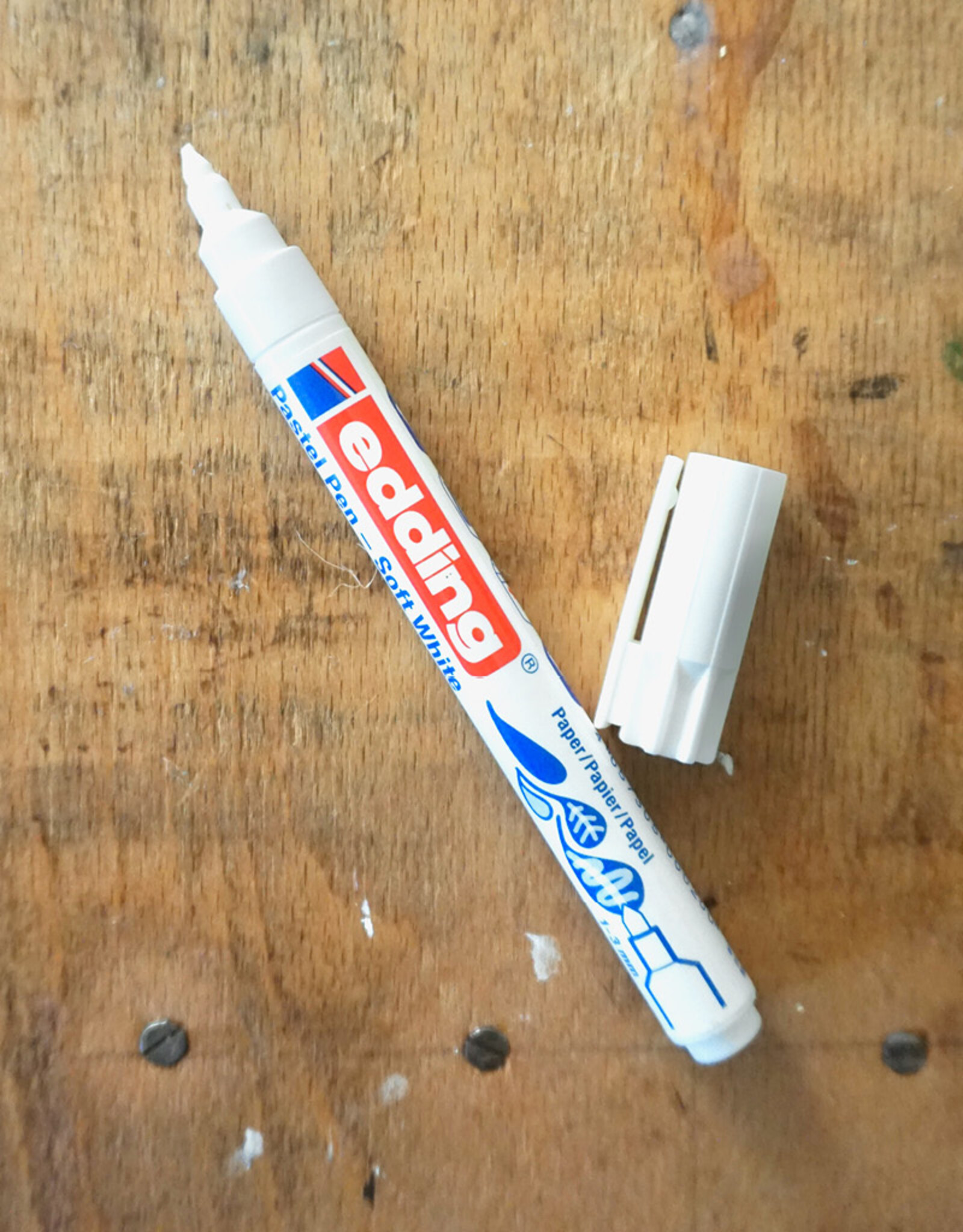 Pastellstift I weiß I edding 1500 I  1-3 mm