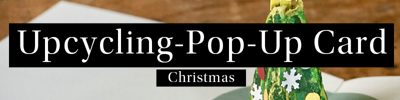 Upcycling Pop-Up Christmas Card