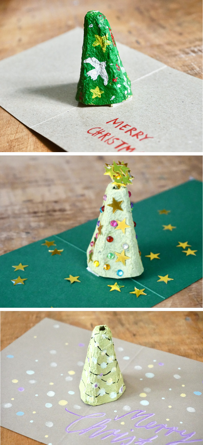 Inspiration Weihnachts-Pop-up Karte basteln