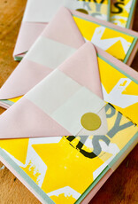 Weihnachtskarten-Set I Merry Xmas I Pastel I 5 Karten inkl. Umschläge