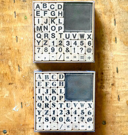 Buchstaben-Zahlen-Stempelset Buchstaben-Zahlen-Stempelset