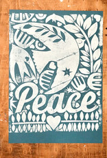 Artwork Poster PEACE - von Hand gedruckt