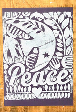Artwork Poster PEACE - von Hand gedruckt