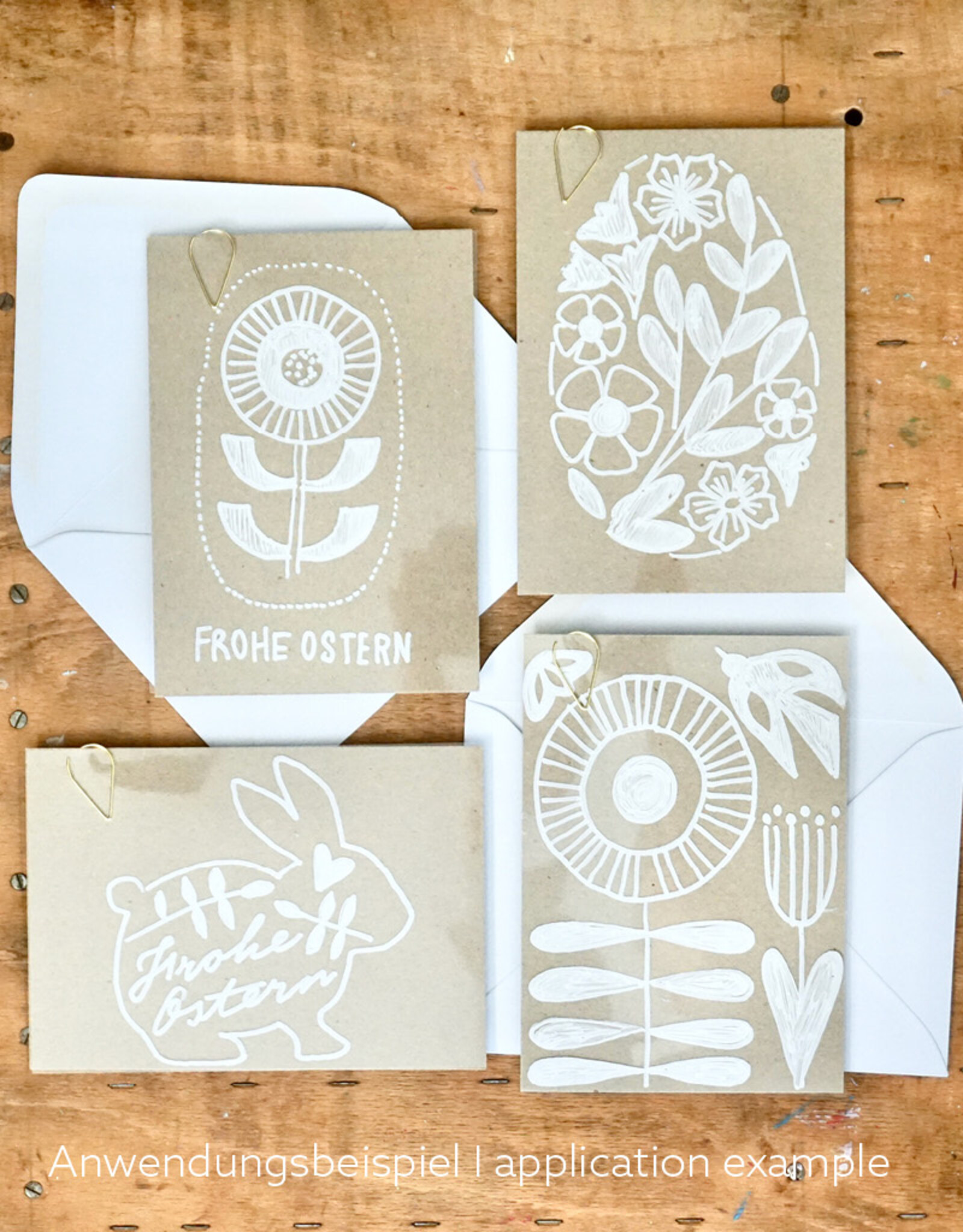 Mary Craft Set for 10 Easter Cards I Mary