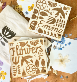 DIY Set Mini-Blumenpresse mit Beutel I Personalisierbar