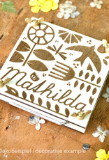 DIY Set  Mini flower press with bag | Customizable