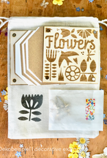 DIY Set  Mini flower press with bag | Customizable