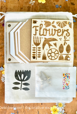 DIY Set  Mini flower press with bag | Customizable