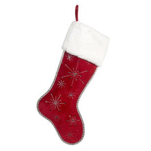 Christmas Stocking met Stralende Kerststerren