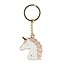 Sass & Belle Sleutelhanger met eenhoorn uit de Rainbow Unicorn collectie van Sass & Belle