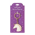 Sass & Belle Sleutelhanger met eenhoorn uit de Rainbow Unicorn collectie van Sass & Belle