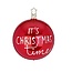 Inge Glas Manufaktur It's Christmas Time rode kerstbal 8 cm
