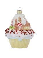 Kerstboomhanger Cupcake met strooisels