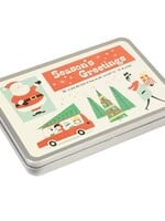 Rex London Kerst Cadeaulabels in een Blikje