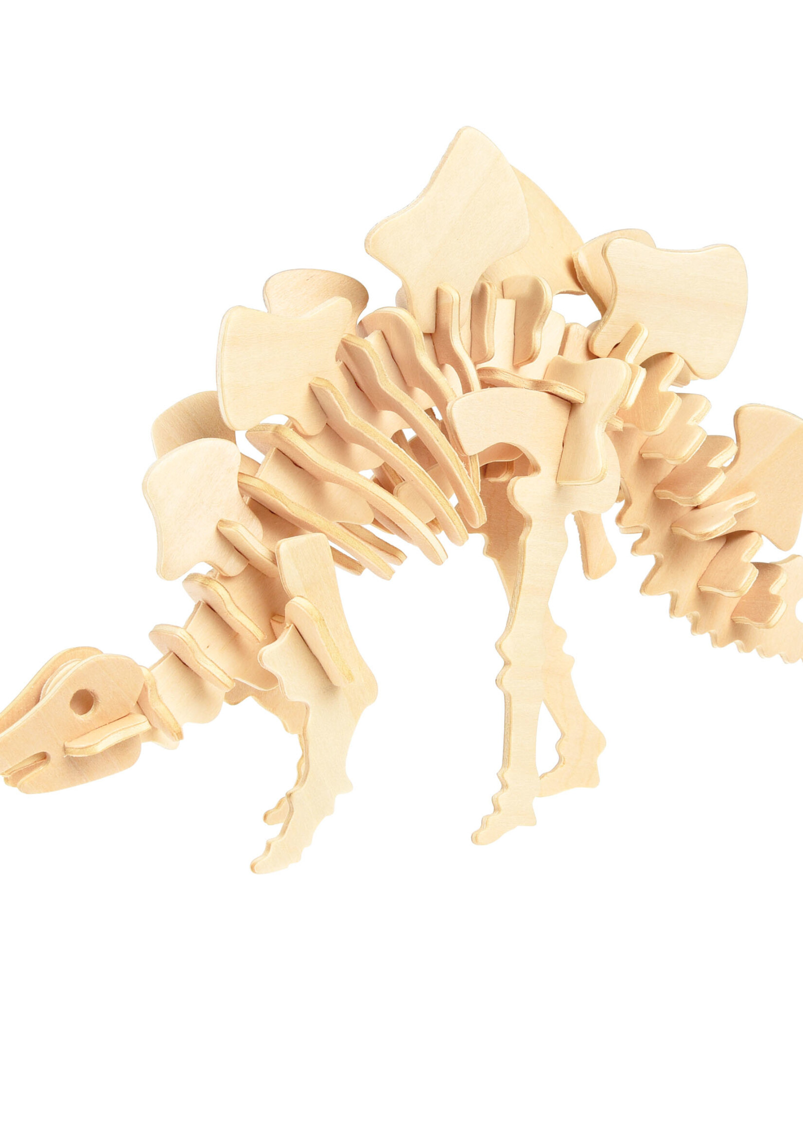Rex London stoere houten 3D puzzel Stegosaurus