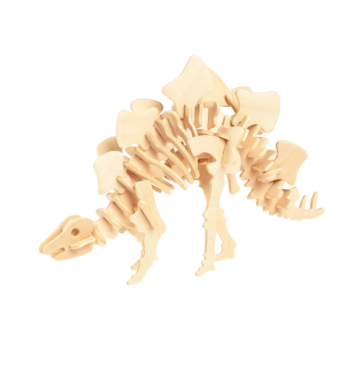 Rex London stoere houten 3D puzzel Stegosaurus