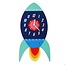 Rex London Houten klok ruimteschip uit de Space Age collectie